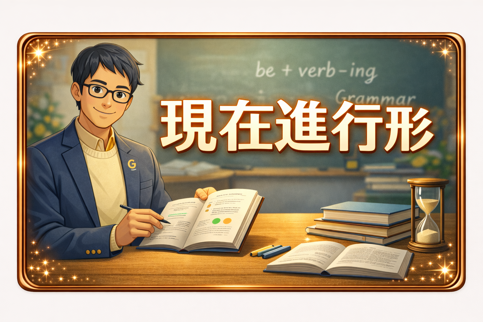 学校教育文法で考える「現在進行形」