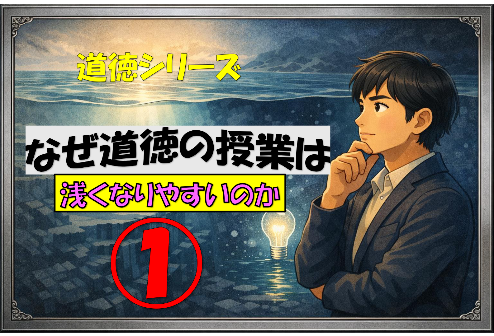 第1回｜なぜ、道徳の授業は「浅くなりやすい」のか