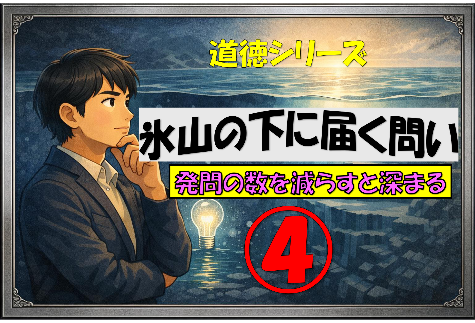 氷山の下に届く問いは、こう配置されている