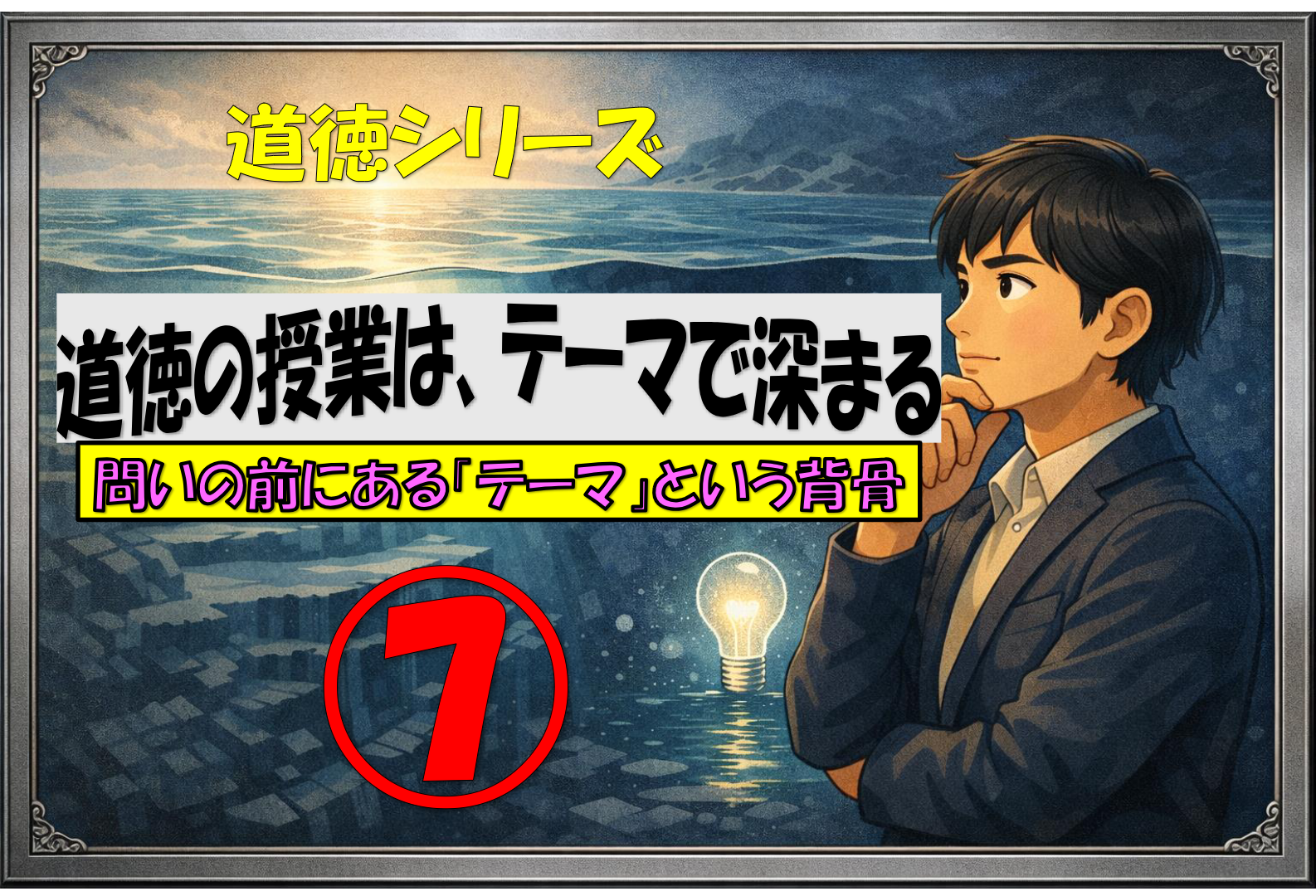 道徳の授業は、テーマで深まる
