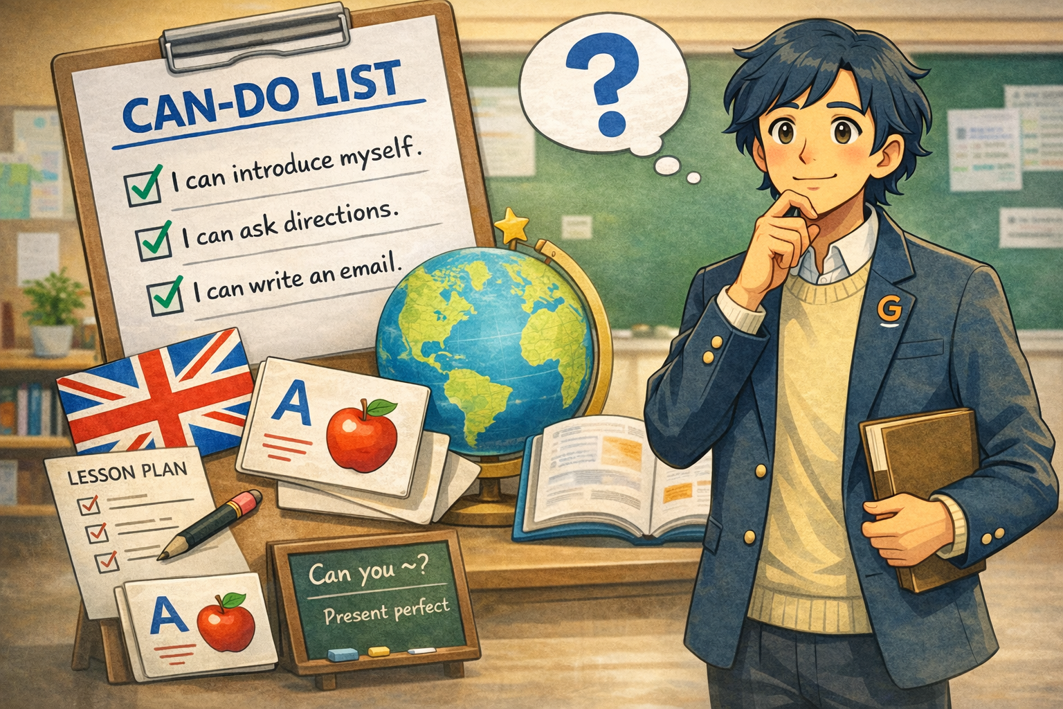 正直なところ、CAN-DOリストがなくても授業はできる