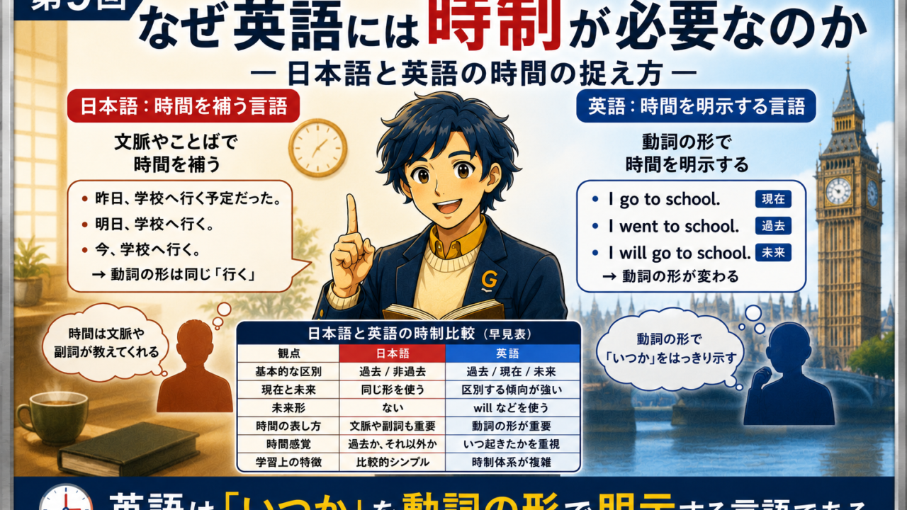なぜ英語には時制が必要なのか